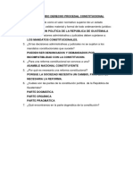 Cuestionario Derecho Procesal Constitucional