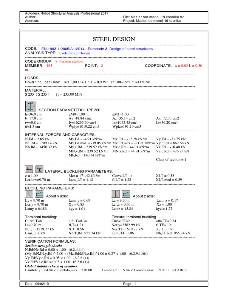 EN 1993-1:2005/A1:2014, Eurocode 3: Design of Steel Structures | PDF ...