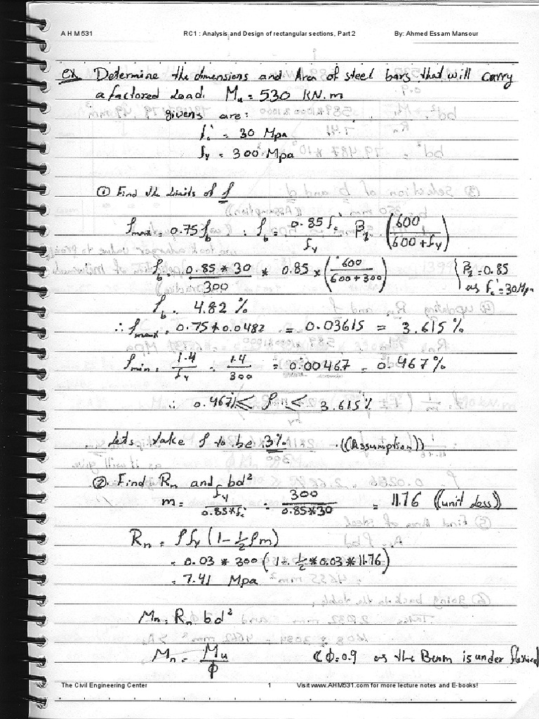 Rectangular Section Design Part 2 | PDF | Publishing | Information Science