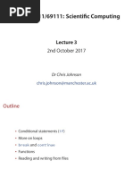 MATH49111/69111: Scientific Computing: 2nd October 2017