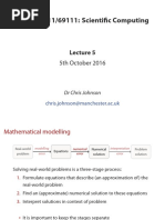 MATH49111/69111: Scientific Computing: 5th October 2016