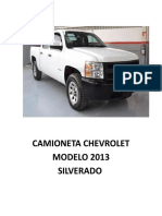 Camioneta Chevrolet MODELO 2013 Silverado