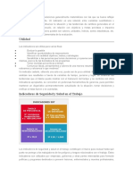 Los Indicadores Son Formulaciones Generalmente Matemáticas Con Las Que Se Busca Reflejar Una Situación Determinada