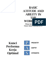 Basic Attitude and Ability in The Workplace