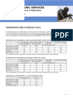 Permissions Fees Current