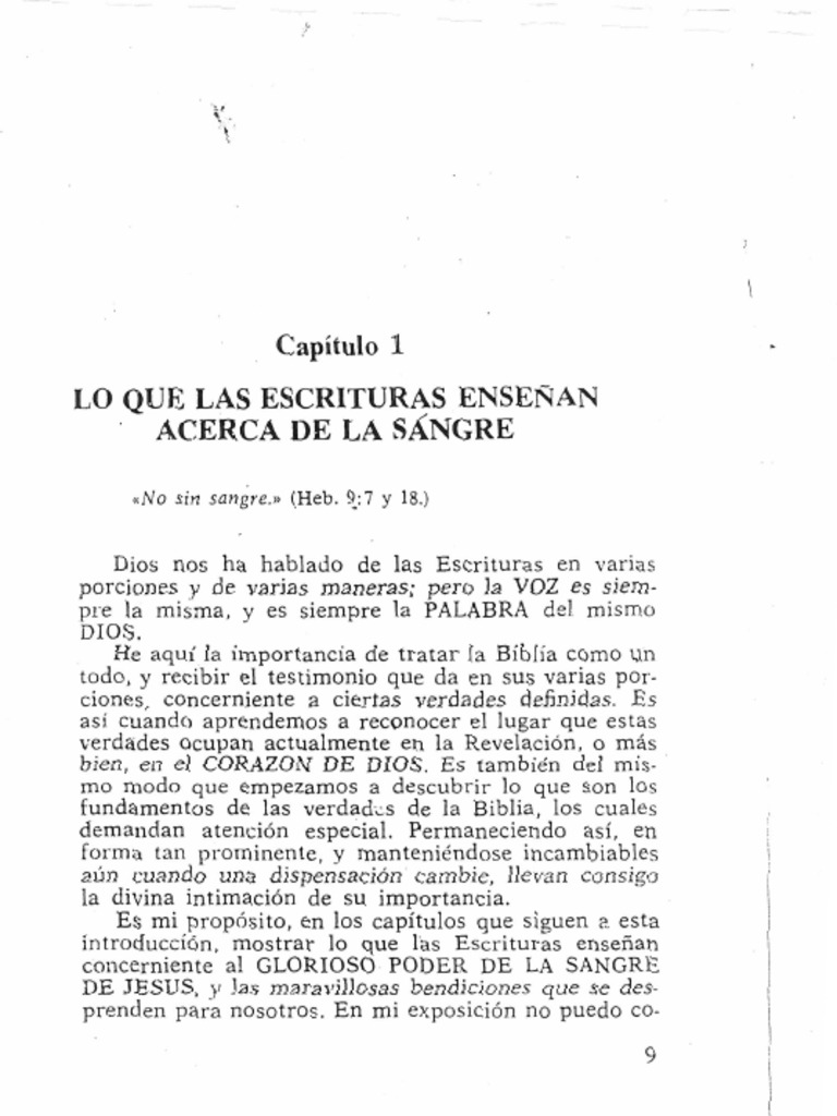 La Sangre de Cristo | PDF | Expiación en el cristianismo | Cristo (título)