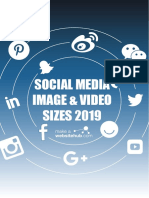 Social Media Image Sizes 2019 A4123