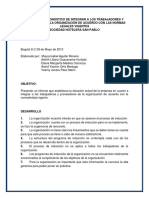 Informe Induccion