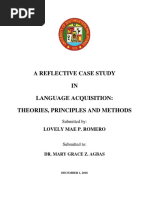 A Reflective Case Study Final