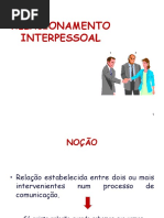 1ª Sessão Relações Interpessoais