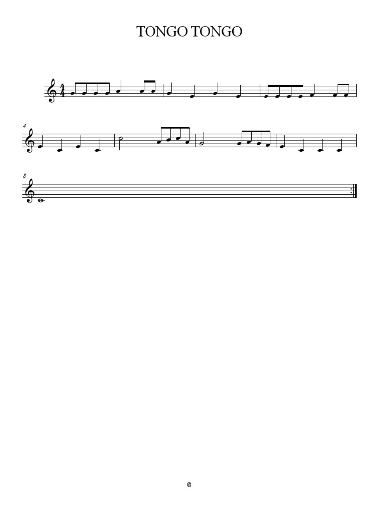Tongo Tongo-Teclado PDF | PDF