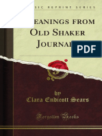 Gleanings From Old Shaker Journals Compiled 1916 1000670018 PDF