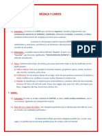 Música y canto: conceptos, tipos de voces y clases de canto