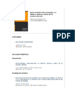 Universidades Interculturales en Mexico PDF