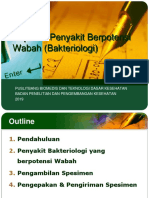 Paparan Penyakit Berpotensi Wabah - Bakteriologi 2017