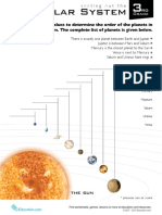 Solar System Worksheet