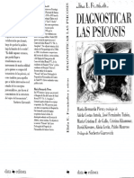 Fernández, E. Diagnosticar Las Psicosis