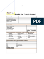 Plantilla de Plan de Unidad