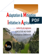 A M I A: Daptation & Itigation Nitiative in Griculture