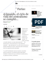 Luis "Balo" Farías - Presidente @jguaido, El Ciclo de Vida Del Centralismo Se Cumplió..