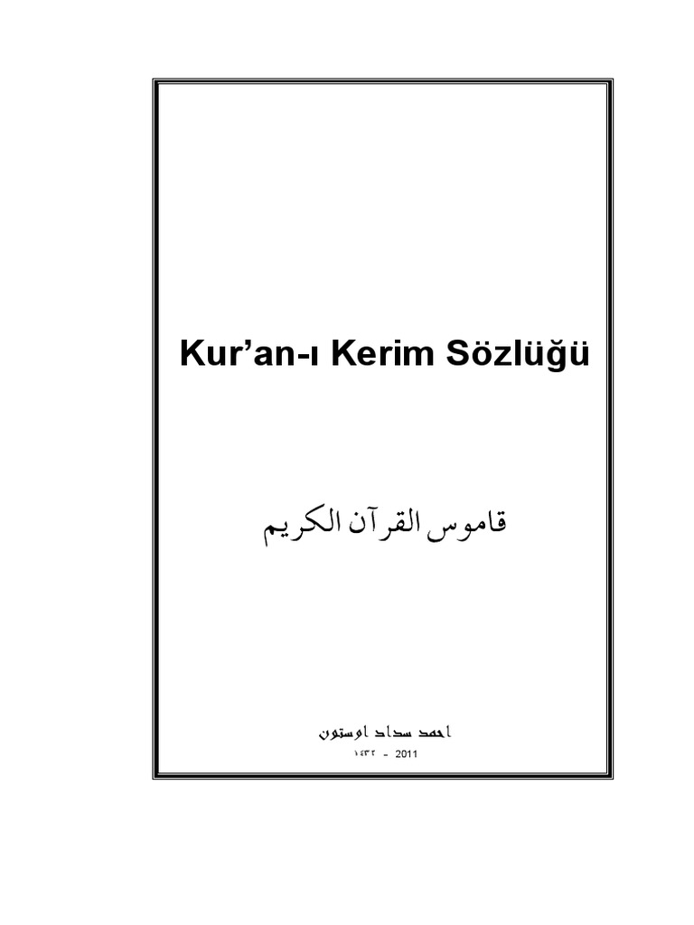 Kuran Sozluk Pdf