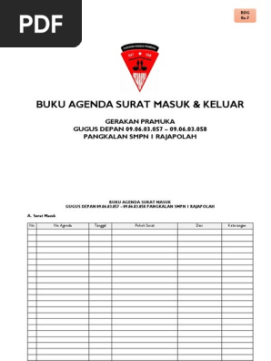 7buku Surat Masuk Keluar