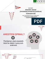 Anastesi Spinal