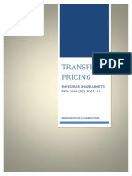 Transfer Pricing