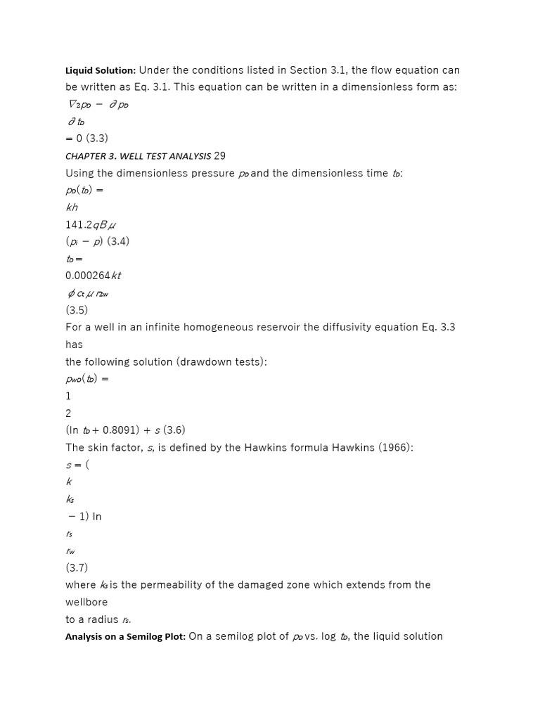 Well Test Analysis: Liquid Solution Insights | PDF | Teaching Methods ...