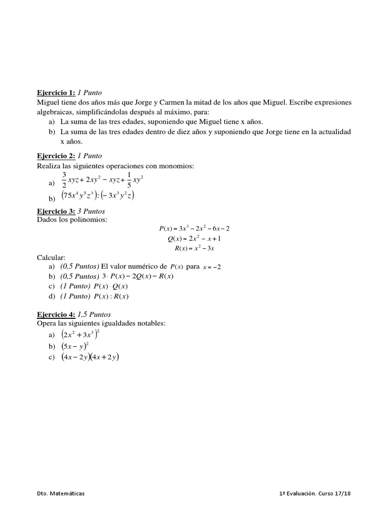 Ejercicios Tema 3 | PDF