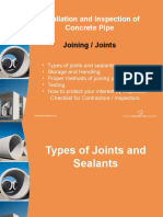 Install and Inspect Concrete Pipe Joints