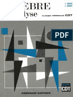 Lebossé C., Hémery C.-Algèbre Et Analyse. Classes Terminales C, D Et T-Fernand Nathan (1967)