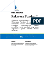 Wimpie Agoeng Noegroho - Rekayasa Pondasi I (11021) - Modul Rekayasa Pondasi I (TM1)