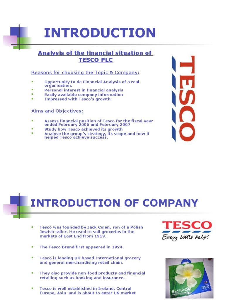Tesco PLC Financial Analysis 2006-2007 | PDF | Tesco | Dividend
