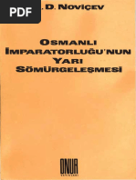 A. D. Noviçev Osmanlı İmparatorluğunun Yarı Sömürgeleşmesi Onur Yayınları PDF