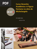 Modelo Masculino Na Obra de Michelangelo-Desenho Acadêmico Figura Humana-Galber Rocha