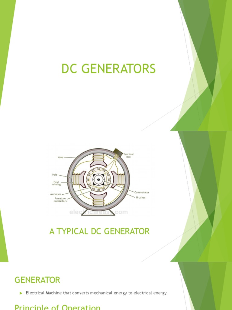 DC Generator Voltage Generation Principles | PDF | Volt | Electric ...