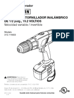 Manual Destornillador Eléctrico