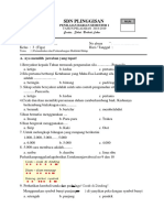 Soal Ulangan Tema 1