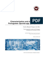 Characterization and Evaluation of Portuguese Opuntia Spp. Germplasm