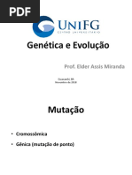 Aula mutação gênica