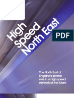 The North East of England’s pivotal role in a high speed network of the future