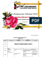 RPT Tahun 1 Bahasa Melayu 2019