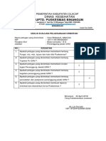 Ceklist Evaluasi Pelak Oriensi