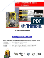 Estación Total Trimble 3605DR Configuración