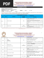 Planejamento, Comunicação e Expressão