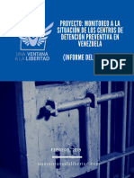 Informe 2018 Situación de Centros de Detención Preventiva ONG Una Ventana A La Libertad