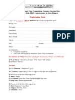 Registration Form - 4th Maxence Larrieu International Flute Competition - Nice 