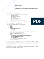 Validación inicial hojas cálculo  caracteres