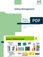 Marketing Management: Marico: Company Analysis